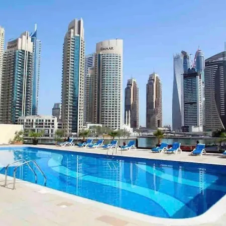 Studio Apartment Marina Dubai And Sea View At 10Mn From Jbr Beach & Metro Deluxe Studio Apt For 4Ppl Late Check-In & Late Check-Out Exterior photo