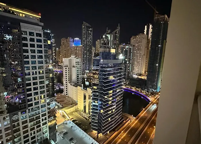 Studio Apartment Marina Dubai And Sea View At 10Mn From Jbr Beach & Metro Deluxe Studio Apt For 4Ppl Late Check-In & Late Check-Out